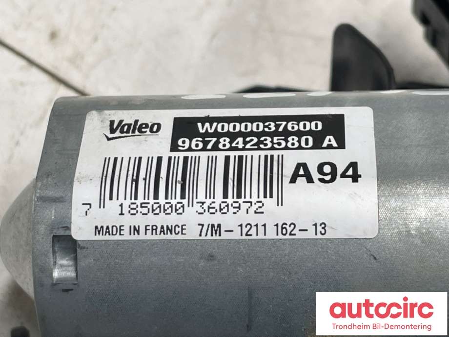 Viskermotor bakrute til Peugeot 2008 2013-2019 (Type I)  (9678423580|)