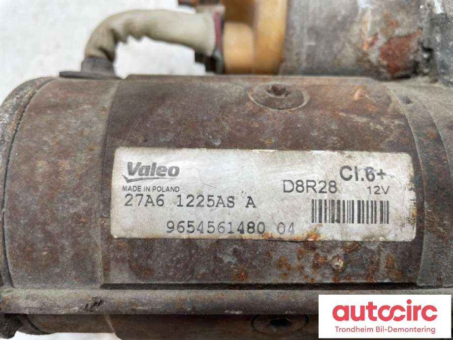 Starter diesel til Peugeot 308 2013-2021 (Type II)  (9654561480|5802 AW|5802 CA)