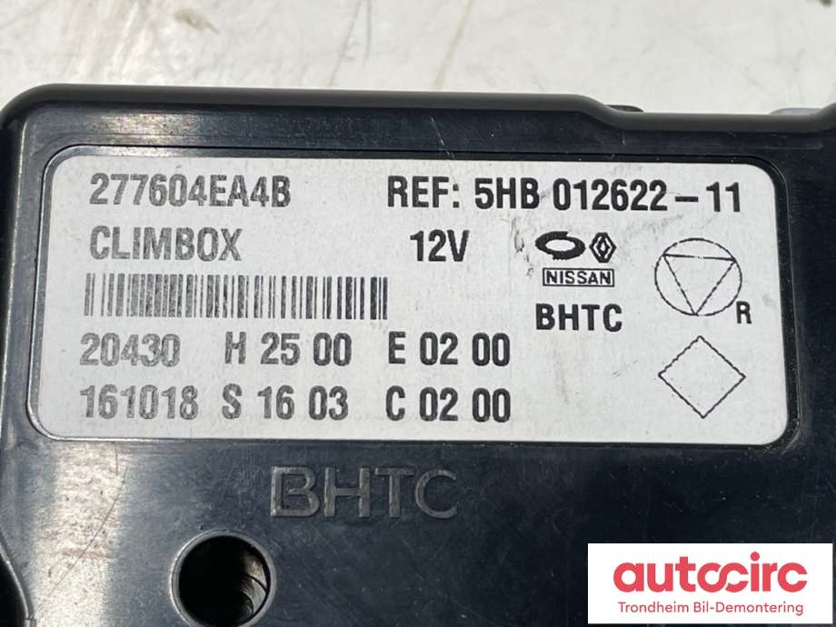 Styreenhet diverse til Nissan Qashqai 2014-2021 (Type II)  (277604EA4B|277604EA2A|)
