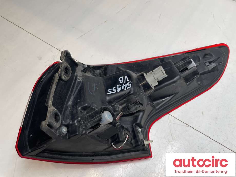 Baklykt venstre ytre til Nissan Qashqai 2014-2021 (Type II) (26555-4EA0A|)