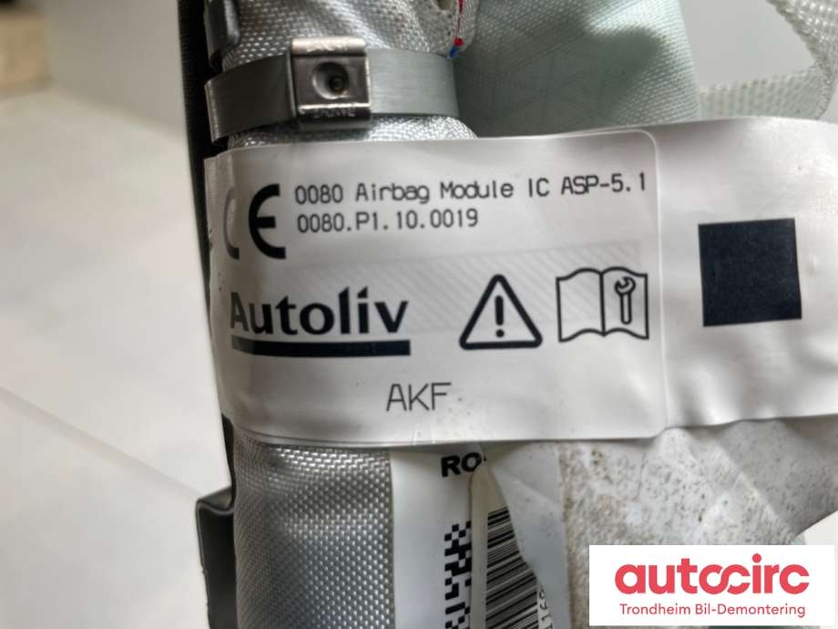 Airbag gardin høyre til Nissan Qashqai 2014-2021 (Type II)  (985P0-4EA0A|)