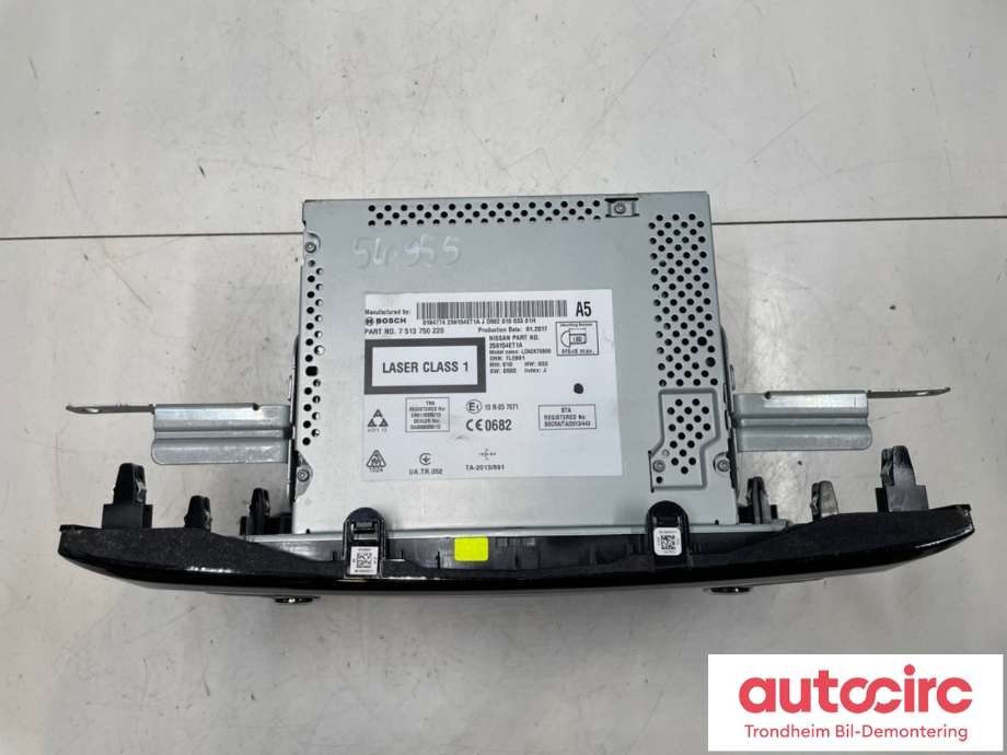 Bilstereo navigasjon til Nissan Qashqai 2014-2021 (Type II)  (25915-4ET1A|)