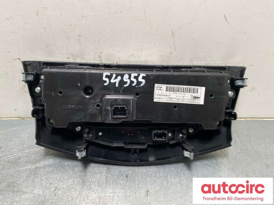 Varmeapparat betjening til Nissan Qashqai 2014-2021 (Type II)  (27500-4EA1A|)