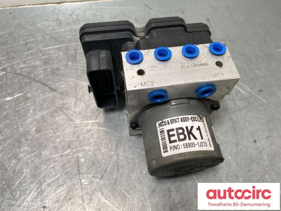 ABS sentral til Hyundai i20 2009-2014 (Type I) (MOBIS|58910-1J270|1J589-30800|)