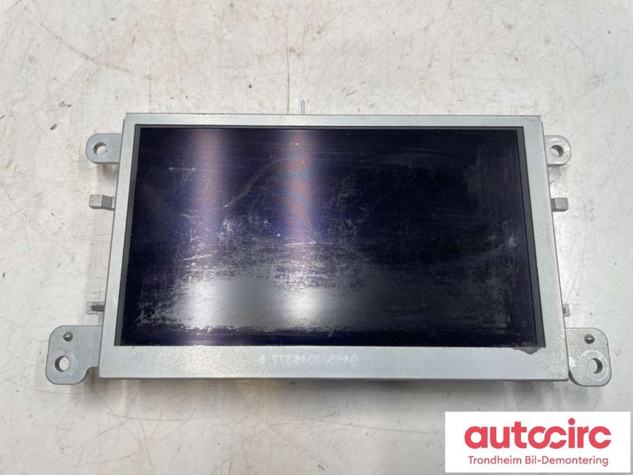 Bilstereo navigasjon skjerm til Audi A4, Allroad, 2009-2016 (Type I) (B8) (B8) (HARMAN/BECKER|8T0919604)