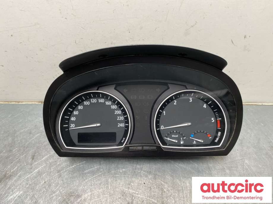 Instrumentpanel til BMW X3 2003-2006 (Fase 1) (E83) (E83) (BORG INSTRUMENTS|62 10 3 451 581|3 414 372-02|1024640-26)