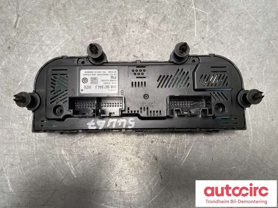 Varmeapparat betjening til VW Tiguan 2016-2020 (Type II, Fase 1)  (5NB907044J|5NB907044R|)