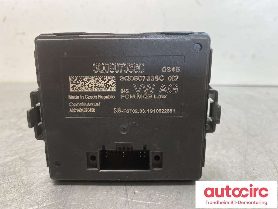 Styreenhet diverse til VW Tiguan 2016-2020 (Type II, Fase 1) (3Q0907338C|)