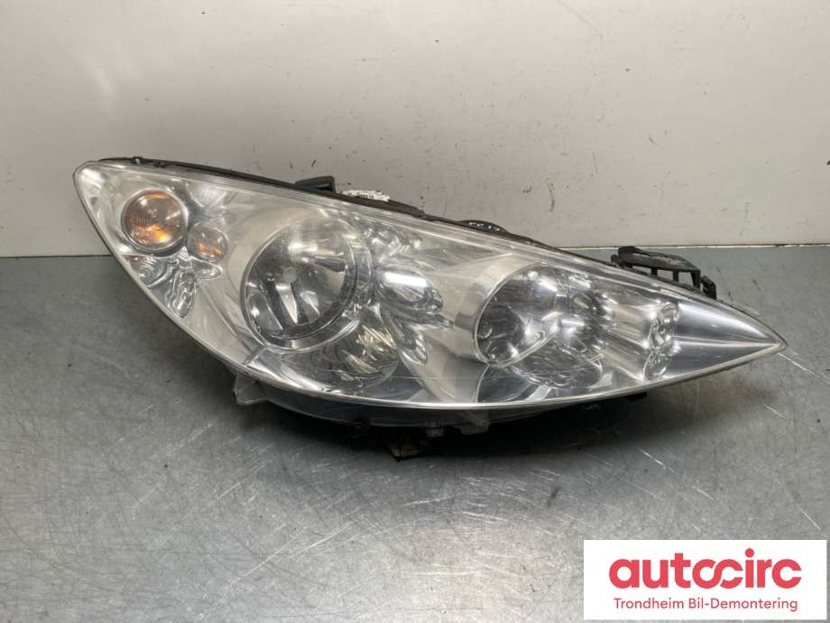 Frontlykt høyre halogen til Peugeot 308, 2007-2011 (Type I, Fase 1)  (6206 F5)