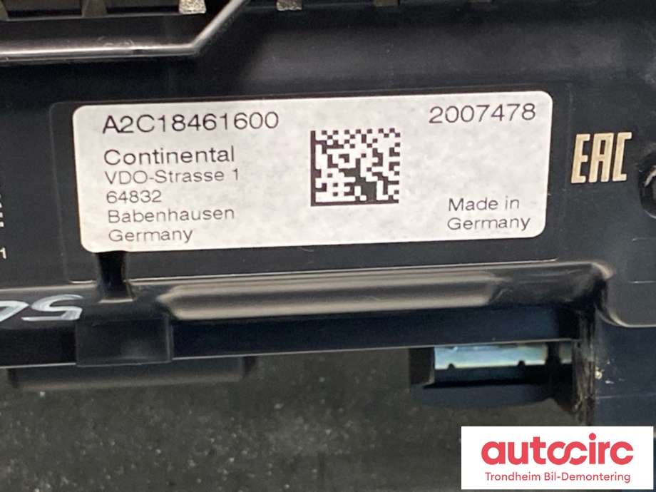 Instrumentpanel til VW Tiguan 2016-2020 (Type II, Fase 1)  (5NA920790D|)