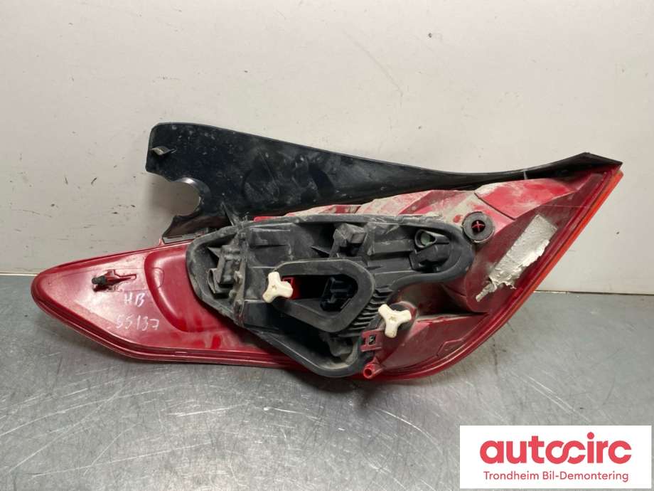 Baklykt høyre til Peugeot 308 2007-2011 (Type I, Fase 1)  (6351 CV|)