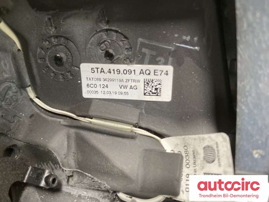 Ratt til VW Tiguan 2016-2020 (Type II, Fase 1)  (5TA419091AQ|)