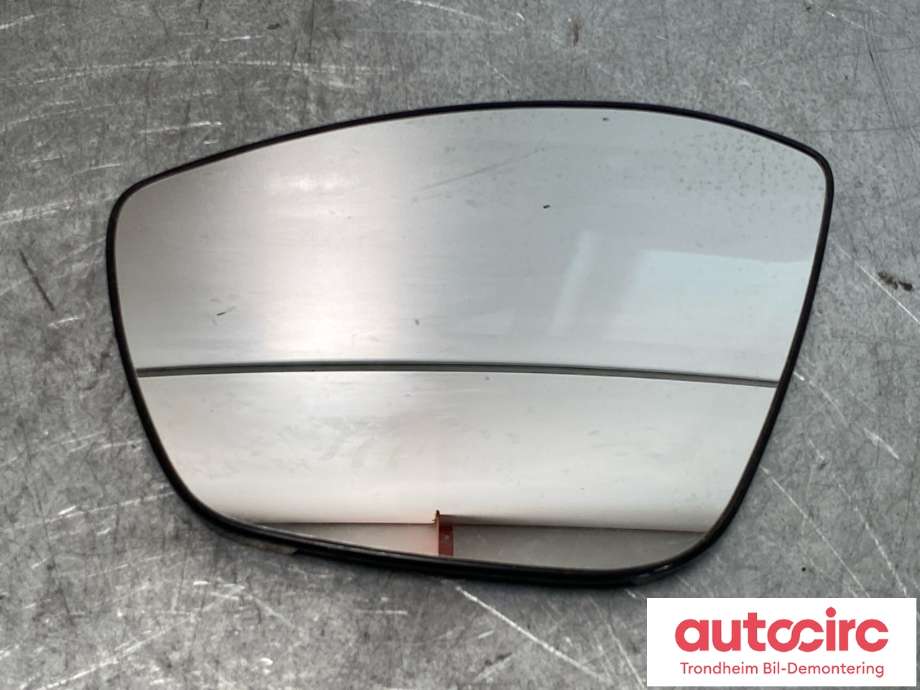 Speilglass venstre til Peugeot 208, 2012-2019 (Type I)  (16 075 121 80)