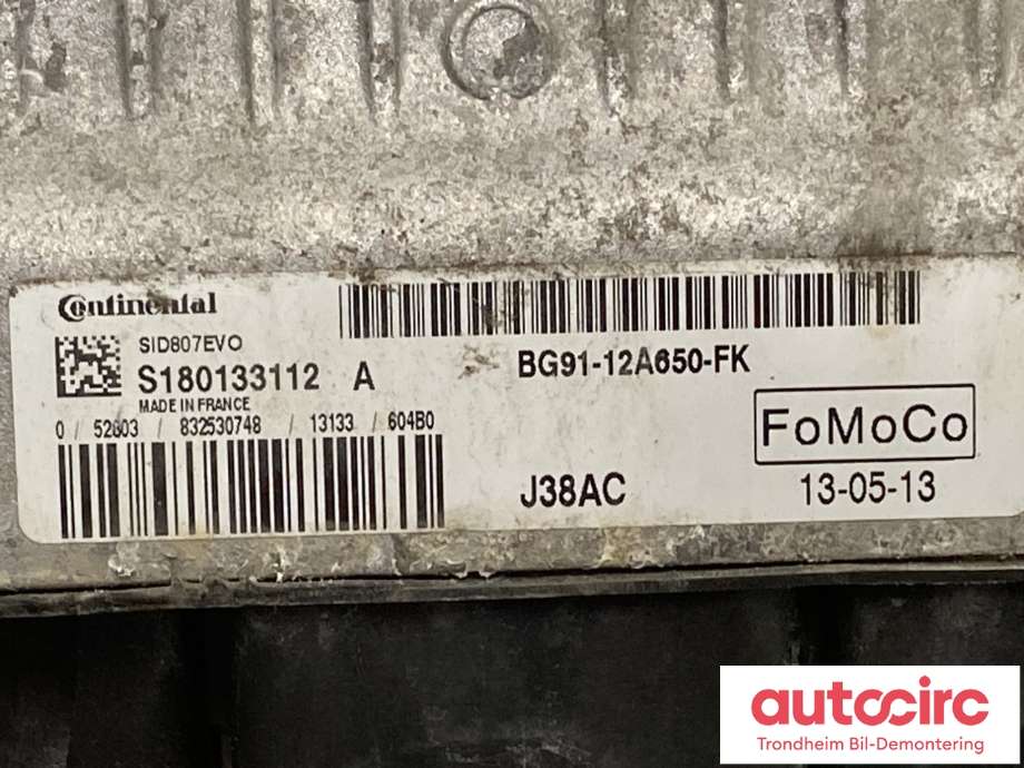Styreenhet motor til Ford S-Max 2010-2015 (Type I, Fase 2) (BG91-12A650-FK|1785630|BU71-12A650-CC)