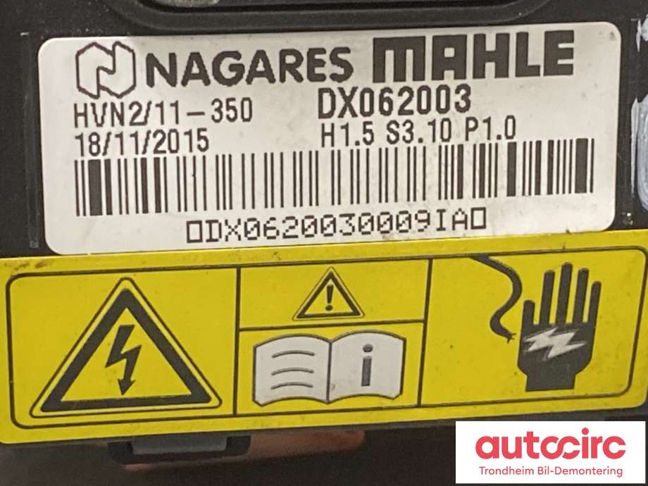 Varmeapparat PTC-heater til Nissan Leaf 2011-2017 (Type I)  (27143-3NF1B|)