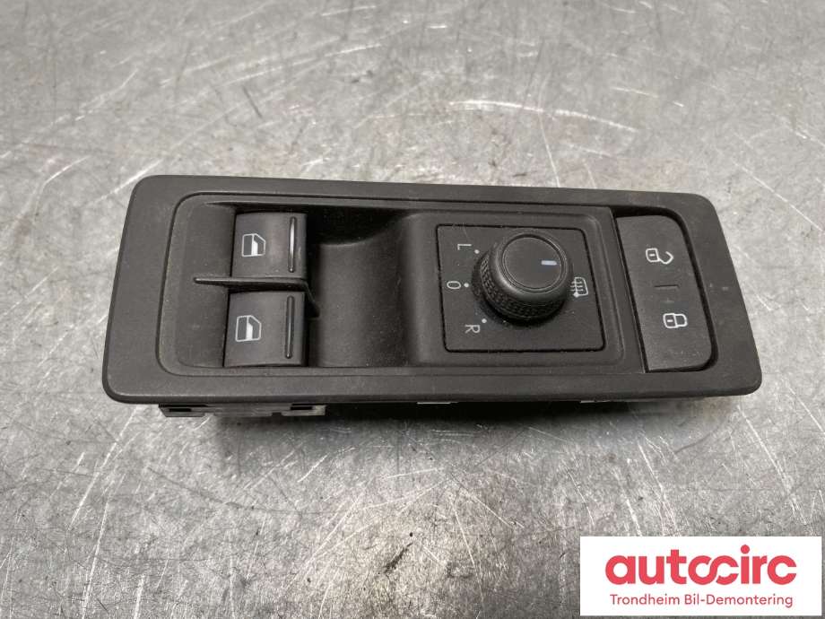 Bryter ruteheis førerdørspanel til VW Transporter / Caravelle, 2019-->> (T6.1) (T6.1) (1K3 959 857 C)