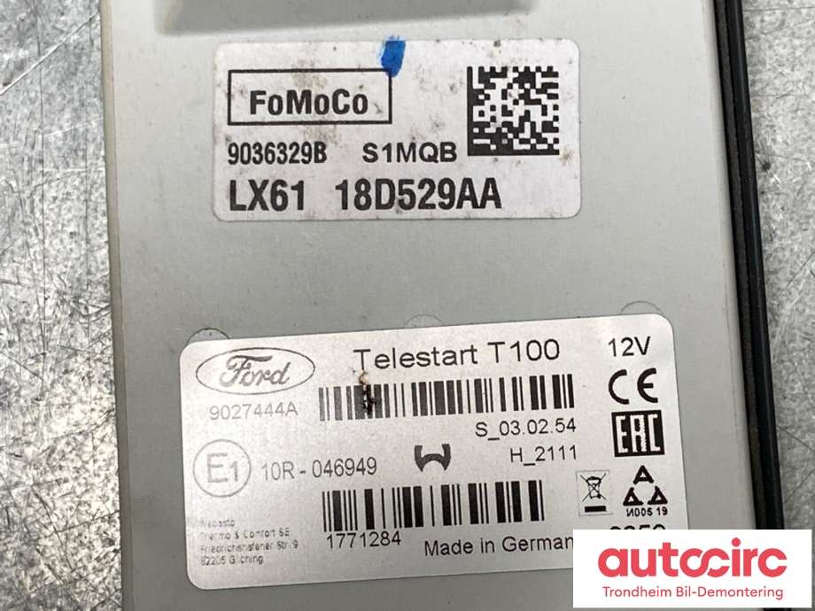 Styreenhet klima/aircondition til Ford Kuga 2019-->> (Type III) (LX61-18D529-AA|LX61-18D529-AB|2644052)