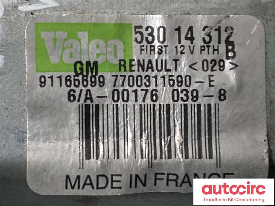 Viskermotor bakrute venstre til Opel Vivaro B 2014-2019 (91165699|)