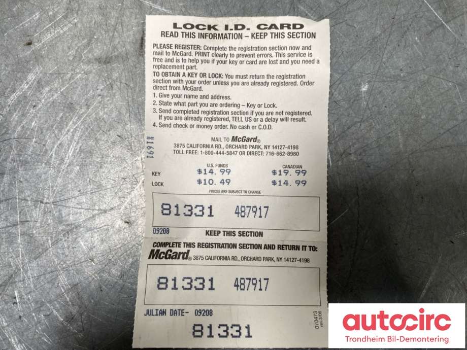 Hjulboltsett aluminium til Ford Mustang 2005-2014