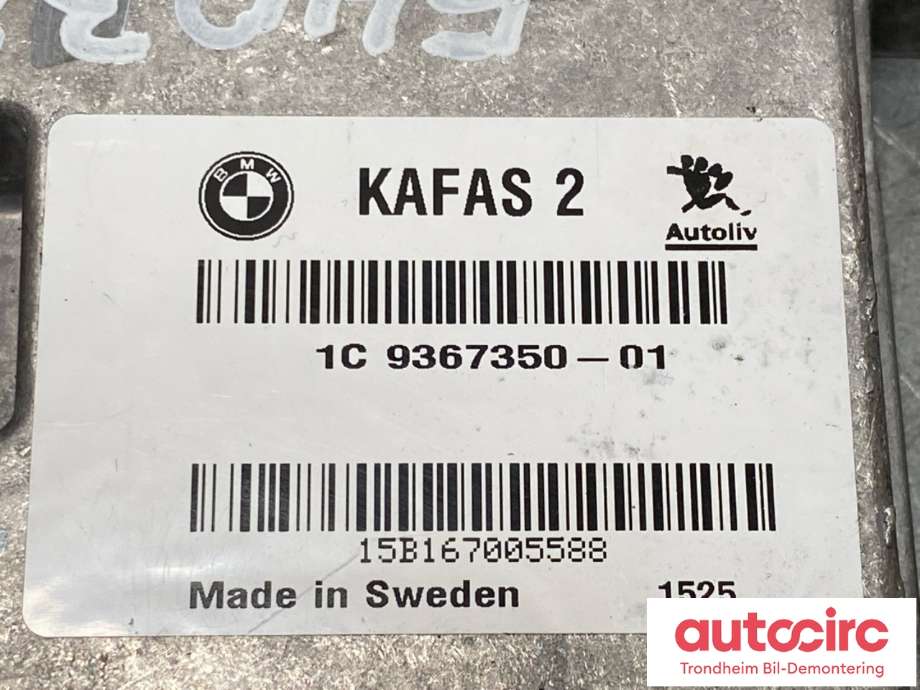 Styreenhet diverse til BMW 2-Serie, Active/Gran Tourer 2014-->> (F45/F46) (F45/F46) (AUTOLIV|66515A350D2|)