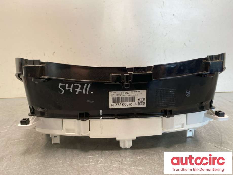Instrumentpanel til Peugeot Expert 2016-->> (Type III)  (98 375 608 80|)