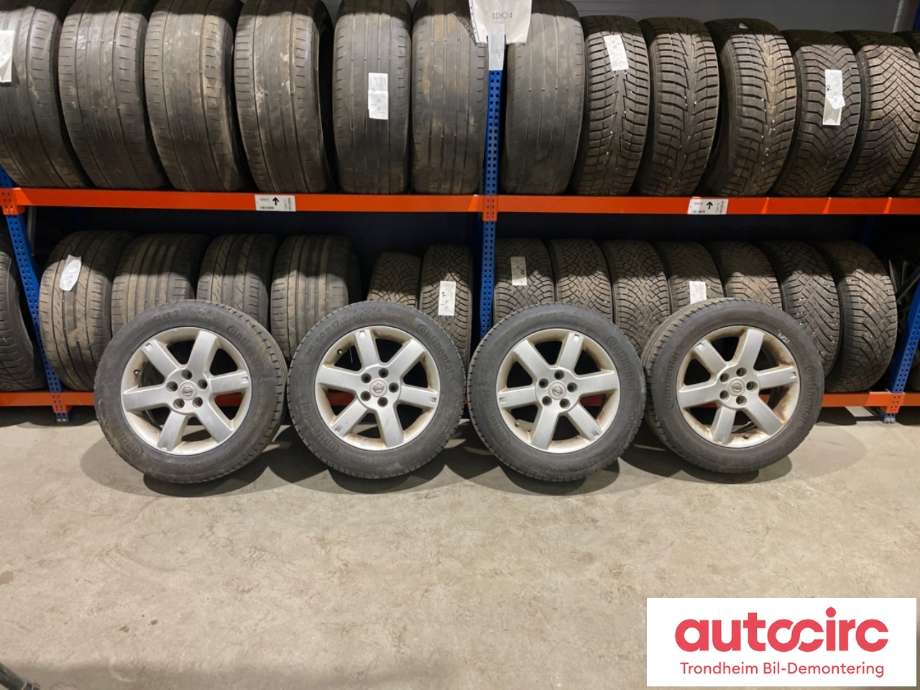 Hjulsett aluminium sommer til Nissan X-Trail 2002-2007 (T30) (T30) (17 TOMMER|215/60/R17 96V|PROD:4622|4MM)