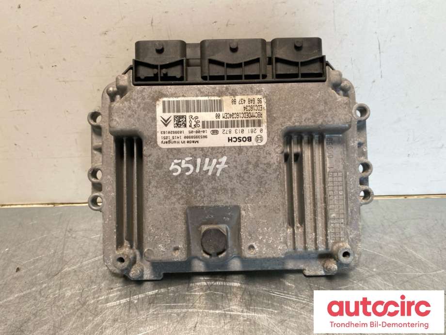Styreenhet motor til Citroën Berlingo, 2008-2015 (Type II, Fase 1)  (BOSCH|1943 29)