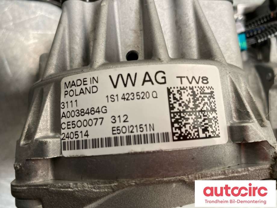 Rattaksel elektrisk servo til VW E-Up 2013-2019 (TRW|1S1 423 520 AN|1S1 423 520 AR|)