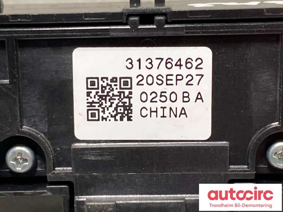 Bryterpanel førersete til Volvo XC90 2015-2025 (Type II) (31376462|)