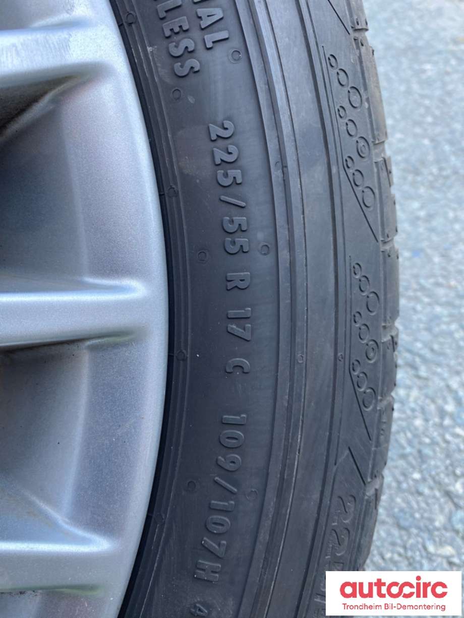 Hjulsett aluminium sommer til Mercedes Vito 2014-->> (W447) (W447) (17 TOMMER|225/55/R17C 109/107 H|7JX17  ET51|6MM)