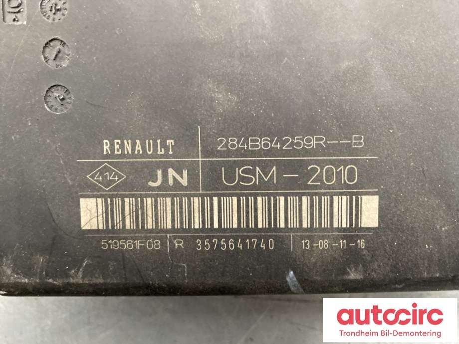 Sikringsboks til Renault Zoe 2013-2019 (Fase 1) (284B78039R|)