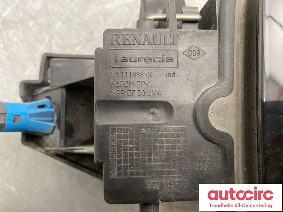 Ladeluke karosseri elbil til Renault Zoe 2013-2019 (Fase 1) (FAURECIA|297862446R|)