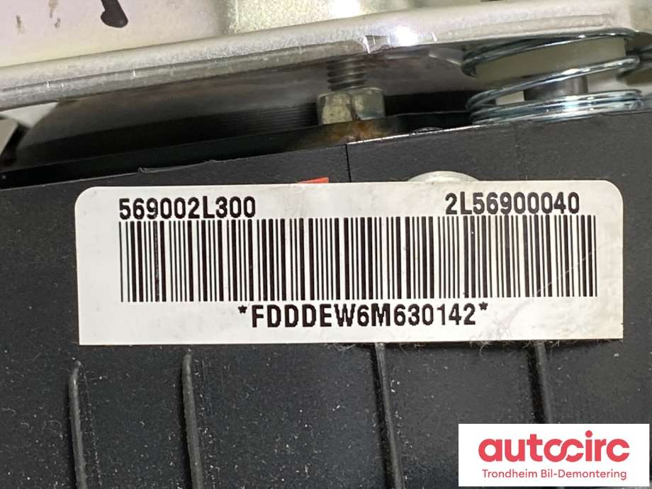 Airbag rattpute til Hyundai i30 2007-2012 (Type I) (569002L300XP|)