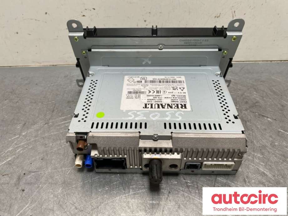 Multimedia display (MCU - Media Controller Unit) til Renault Master 2014-->> (Type III, Fase 2)  