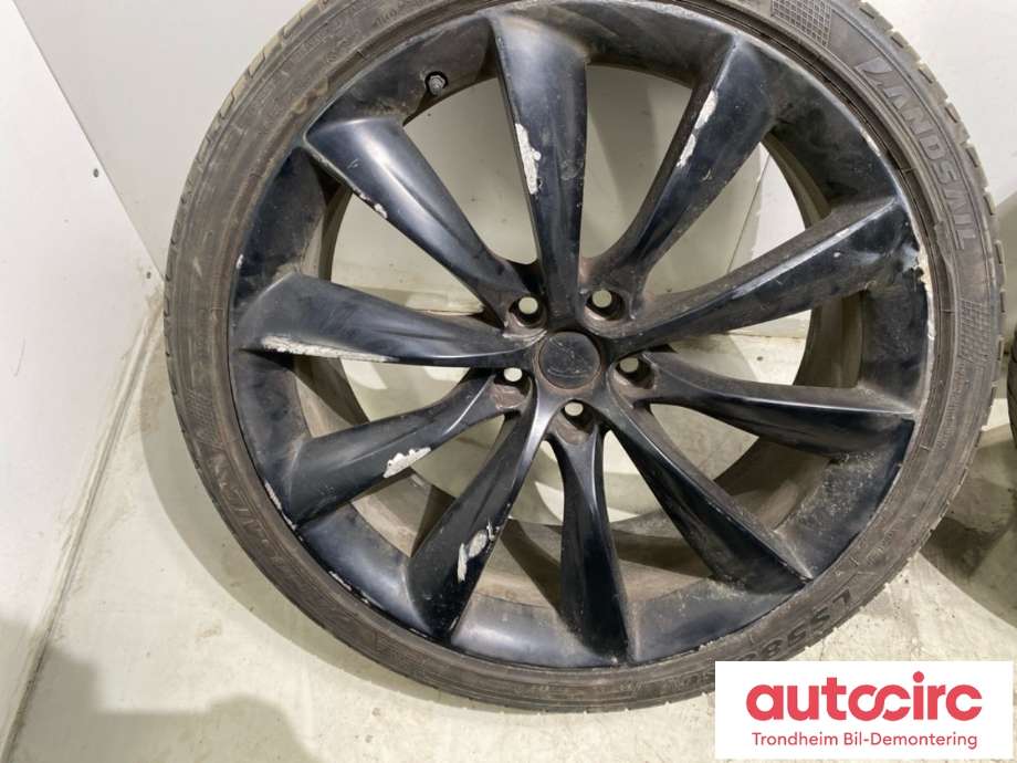Hjulsett aluminium sommer til Tesla Model X 2016-->>  (265/35R22|285/35R22|)