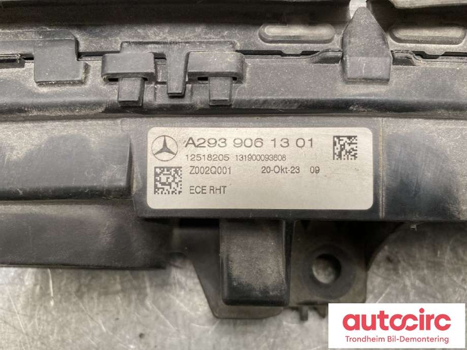Frontlykt midtre til Mercedes EQC 2019-->> (A 293 906 92 00|Z002Q001|)