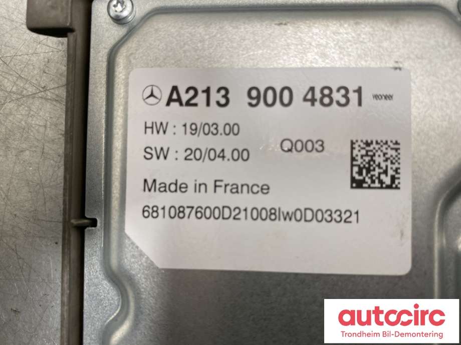Sensor radar til Mercedes EQC 2019-->> (A 213 900 48 31|)