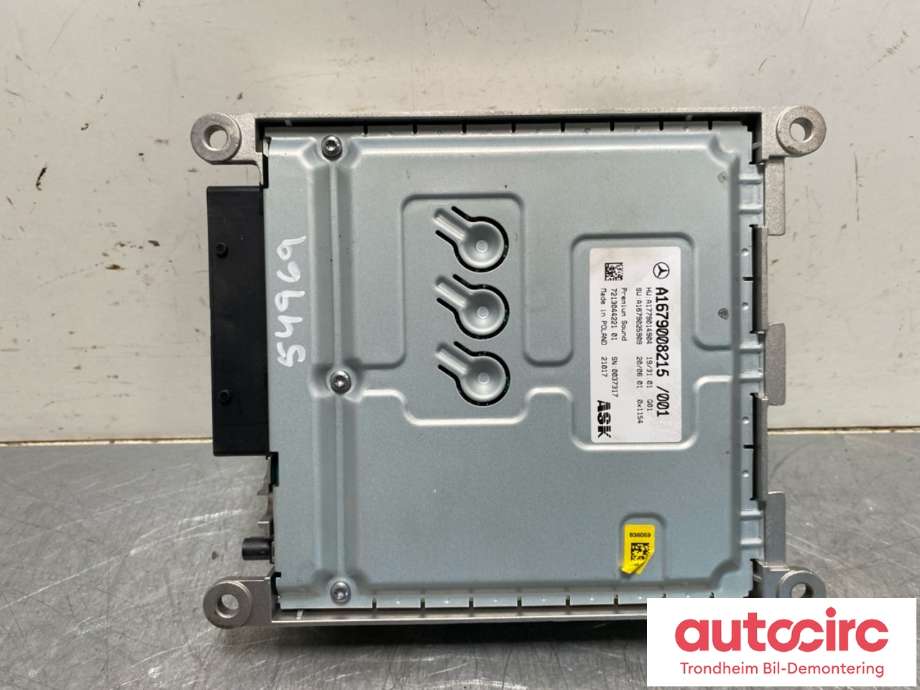 Bilstereo forsterker til Mercedes EQC 2019-->> (A1679008215|)