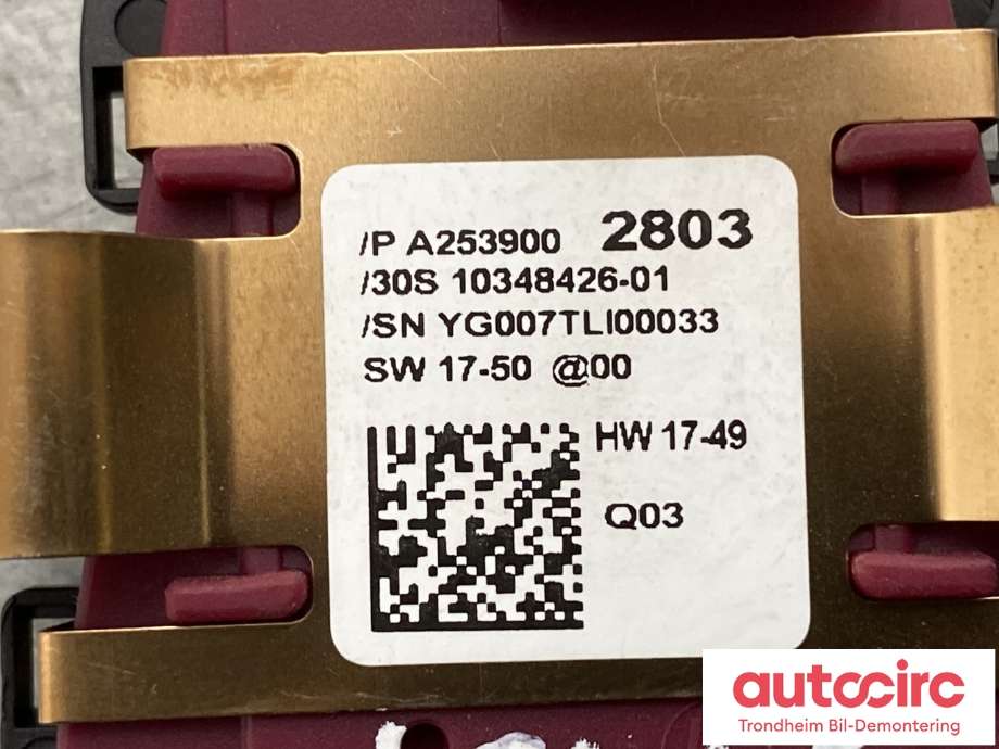 Sensor regnsensor til Mercedes EQC 2019-->>  (A2539002803|A2539008107|)