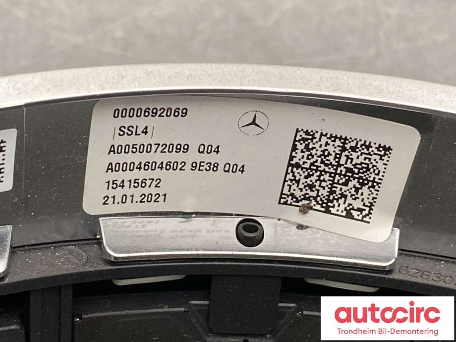 Ratt til Mercedes EQC 2019-->>  (A0050072099|0000692069|15415672)