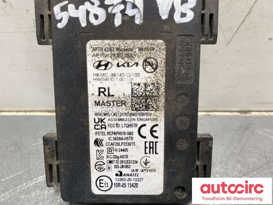 Sensor radar til Hyundai Ioniq 5 2021-->>  (99140GI100|)