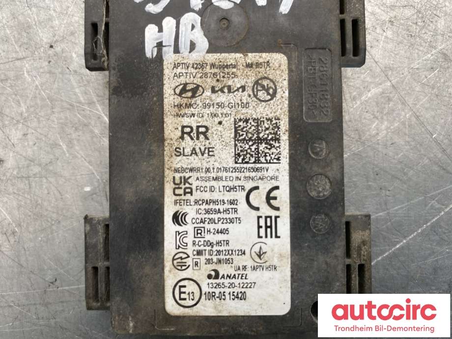 Sensor radar til Hyundai Ioniq 5 2021-->> (99150GI100|)