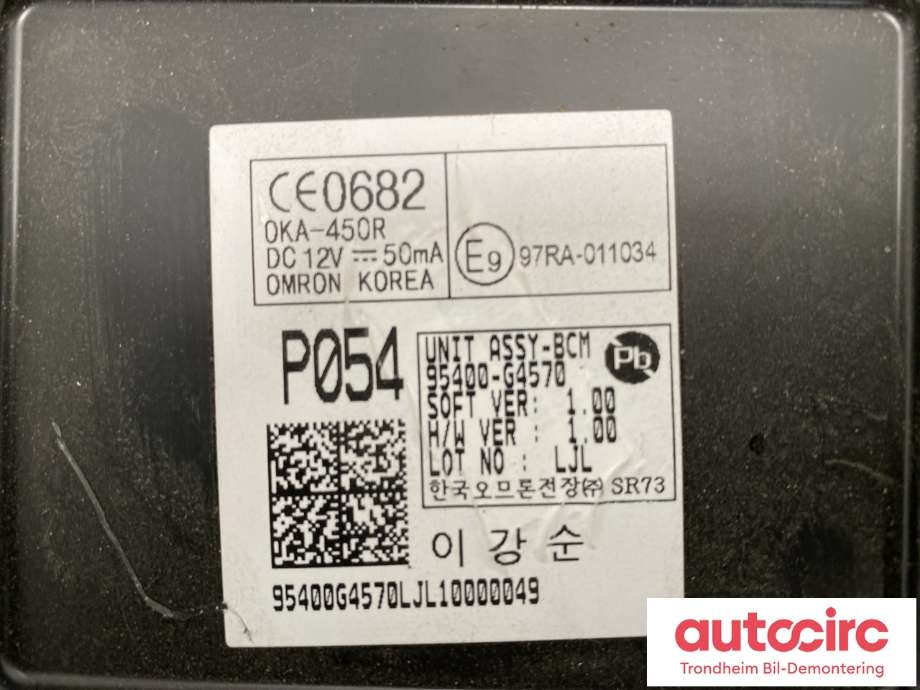 Sensor diverse til Hyundai i30 2017-2020 (Type III)  (95400G4570|)