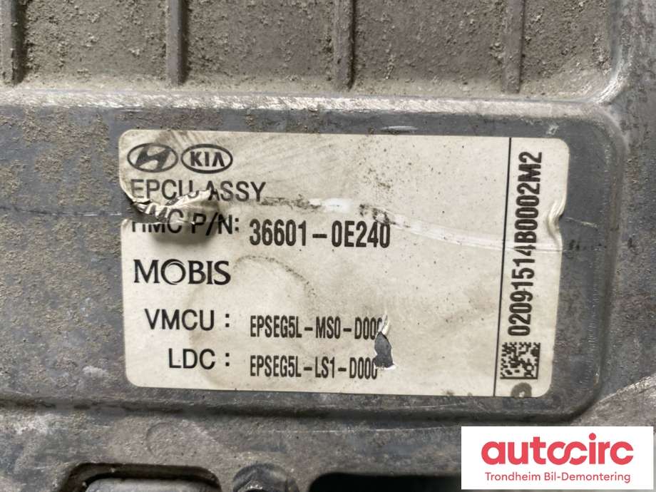 Motor power controller elbil (EPCU/PDM) til Kia Soul 2014-2019 (Type II) (MOBIS|366010E240|)