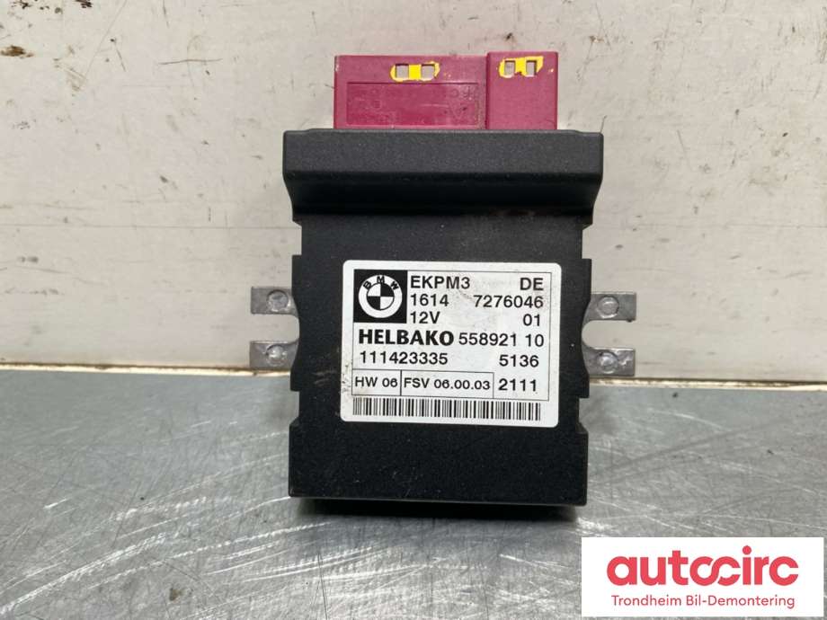 Styreenhet drivstoffpumpe til BMW X5, 2007-2013 (E70) (E70) (HELBAKO|16 14 7 407 513)