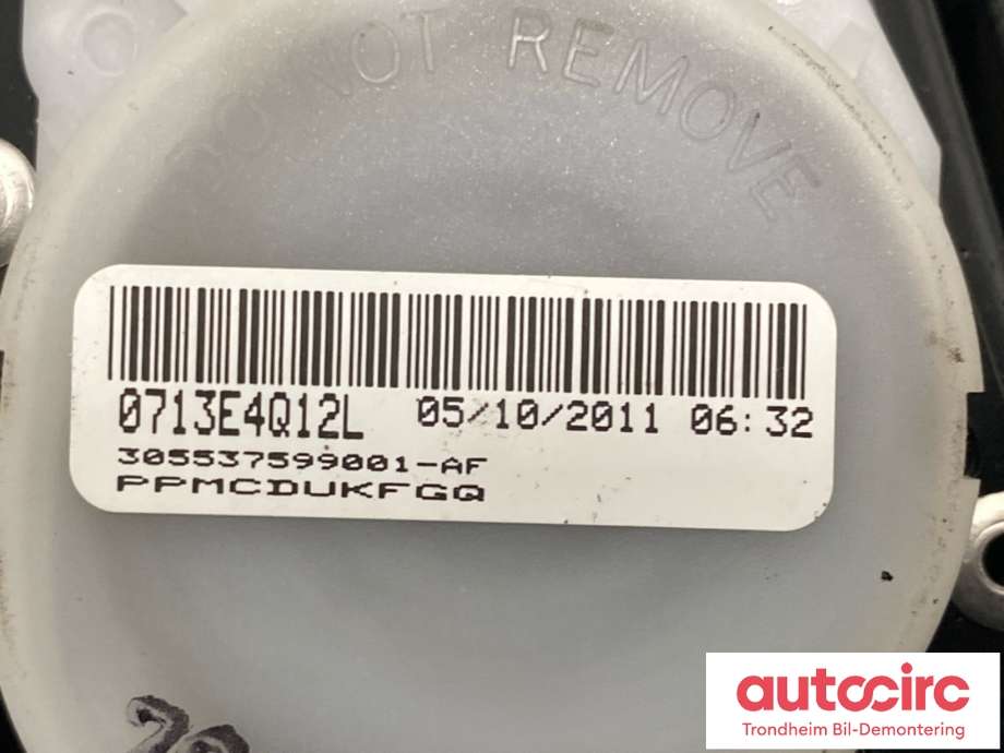 Sikkerhetsbelte foran høyre til BMW X5 2007-2013 (E70) (E70) (72 11 7 161 042|)