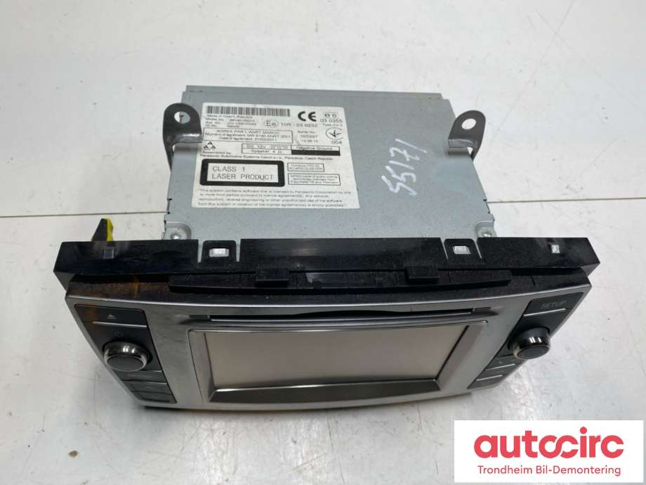 Bilstereo navigasjon til Toyota Avensis 2009-2015 (Type III, Fase 1)  (8614005010|)