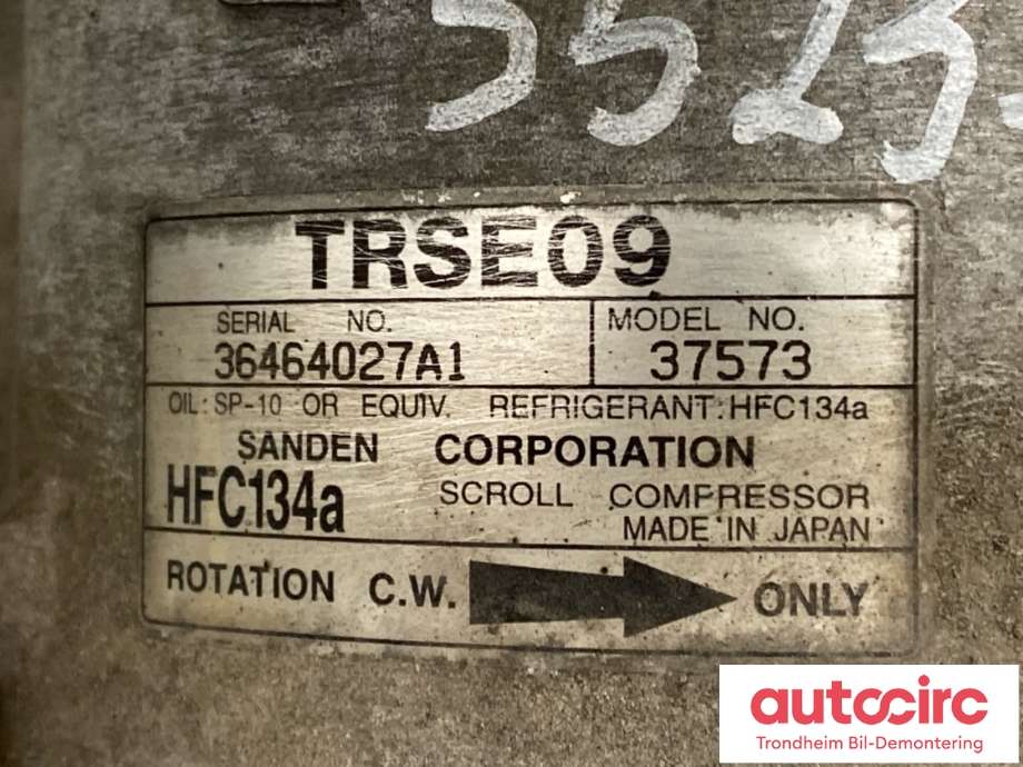 Aircondition kompressor til Honda CR-V 2007-2012 (Type III) (38810RZVG02|)