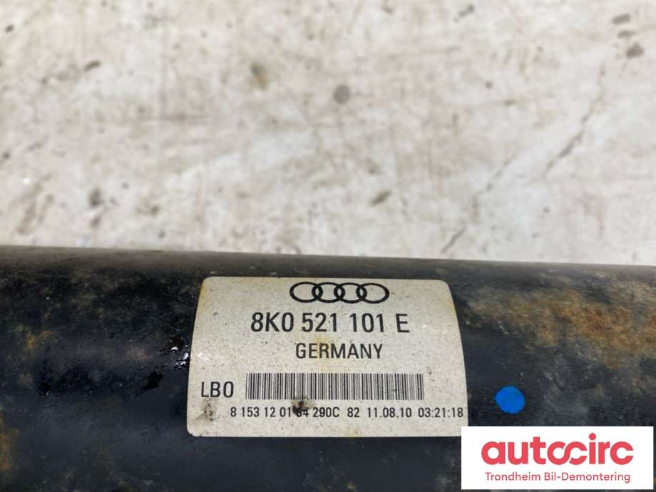 Mellomaksel til Audi A4, Allroad 2009-2016 (Type I) (B8) (B8) (8K0 521 101 E|8K0 521 101 S|)