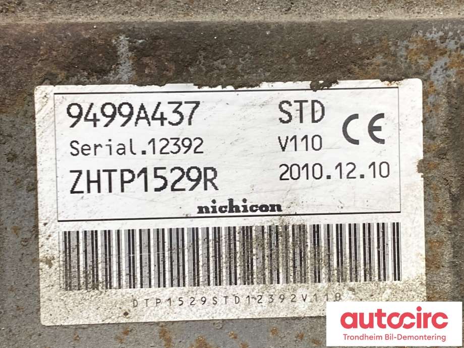 Batterilader (OBC - On Board Charger) til Mitsubishi i-MiEV 2010-->> (9499A437|)